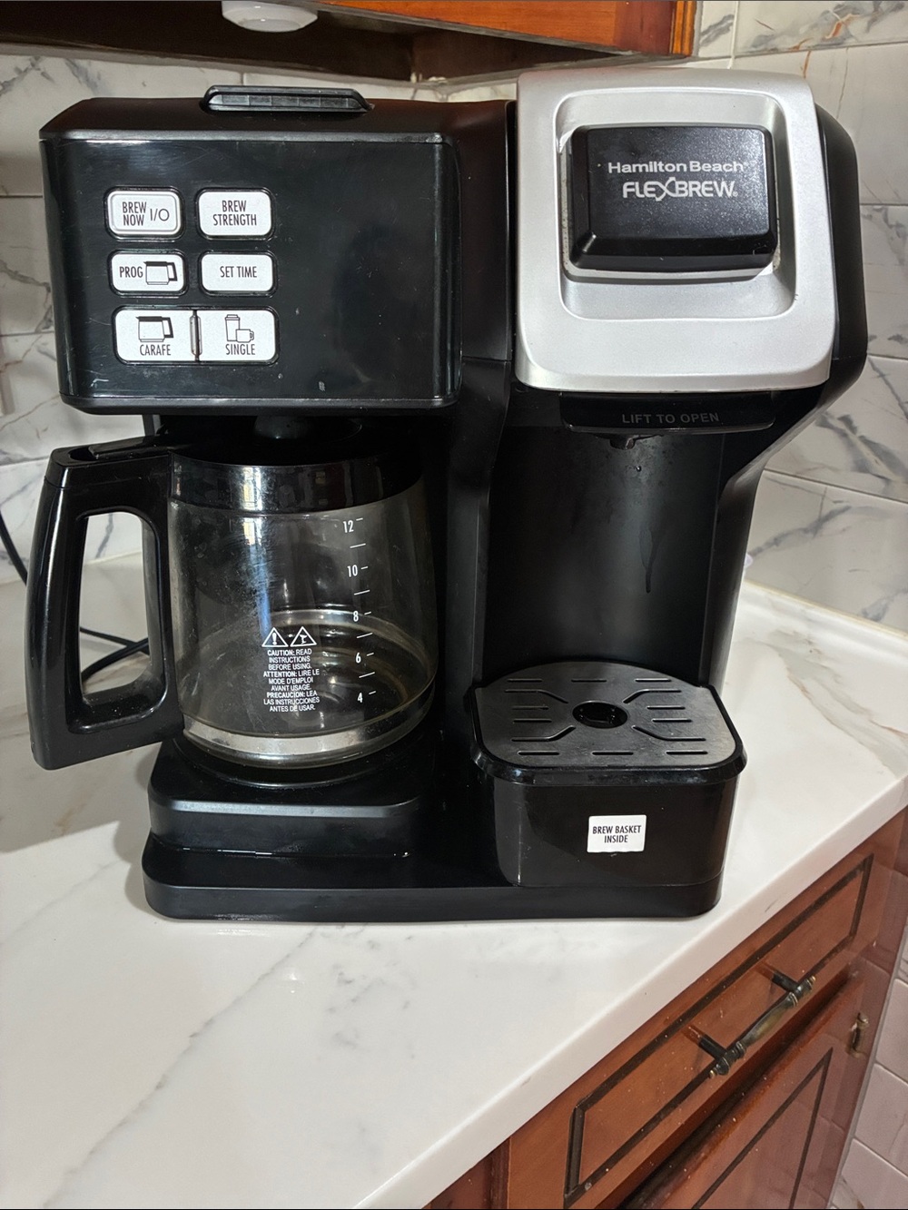 Hamilton Beach Black FlexBrew 2-Way Coffee Maker k-pop and coffee pot maker